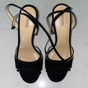 MK Michael Kors Black Heel Size 7